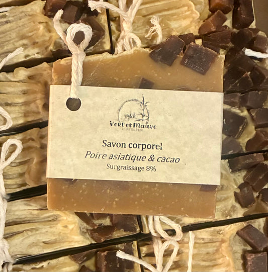 Savon corporel - Poire asiatique & cacao