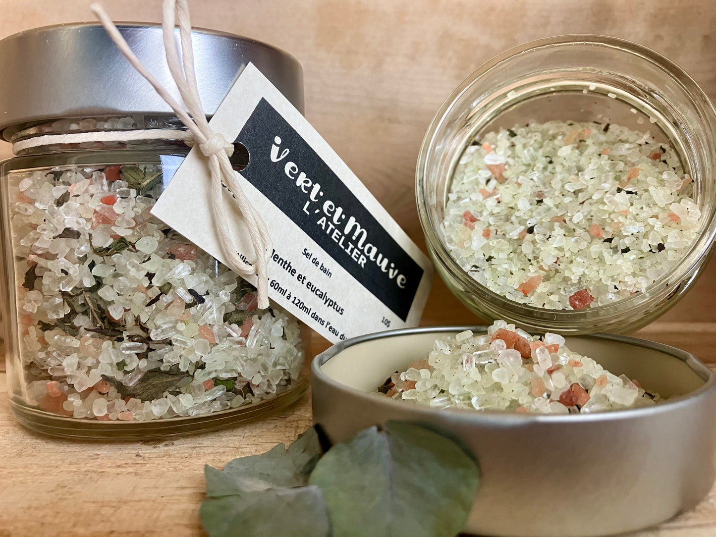 Sel de bain - Menthe et eucalyptus