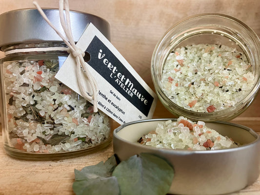 Sel de bain - Menthe et eucalyptus