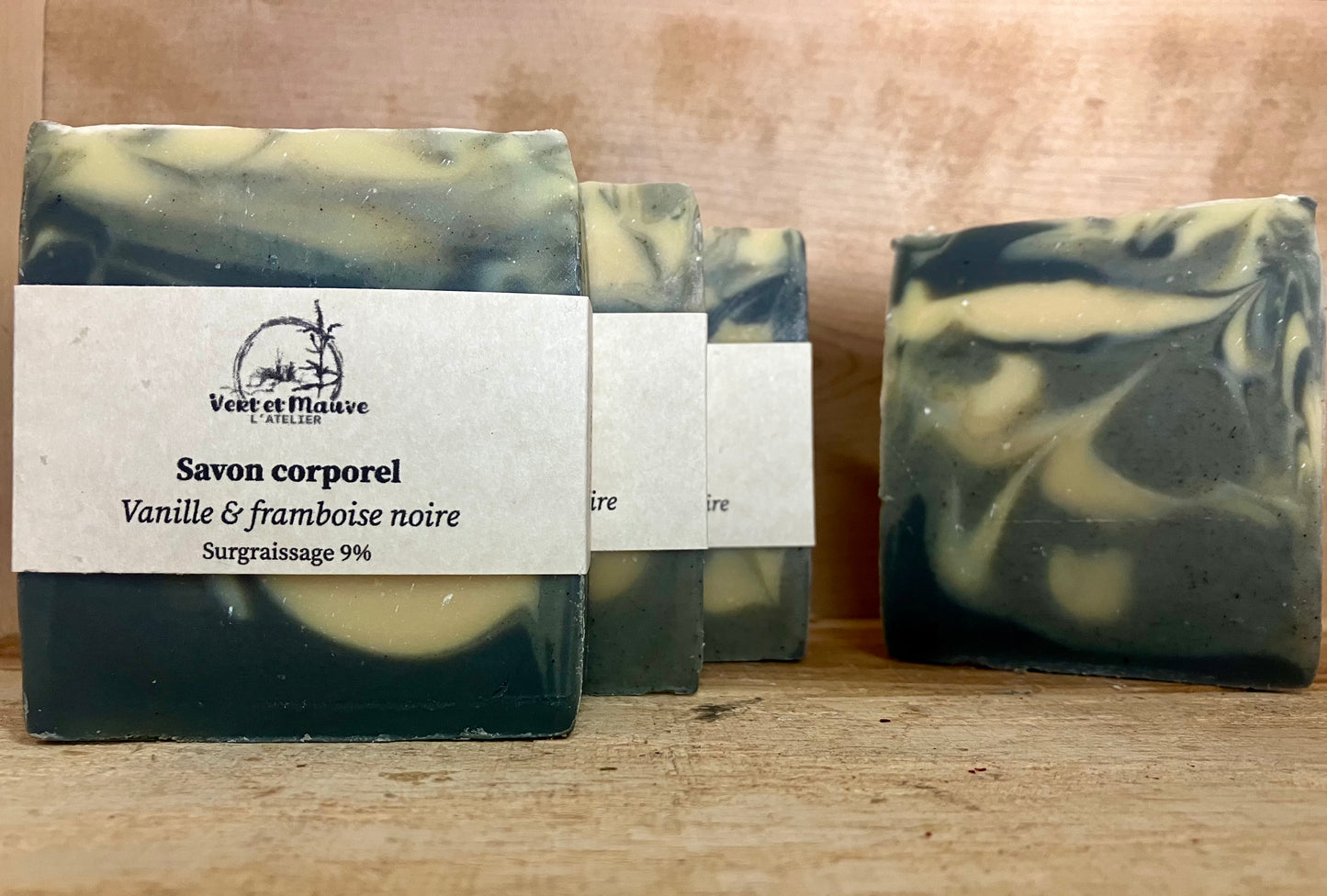 Savon corporel - Vanille et framboise noire