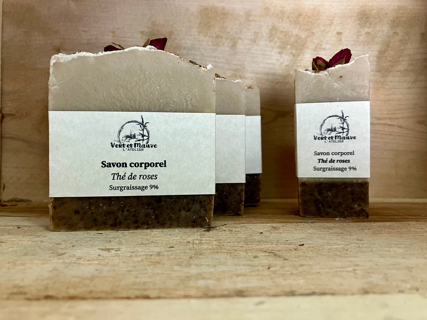 Savon corporel - Thé de roses