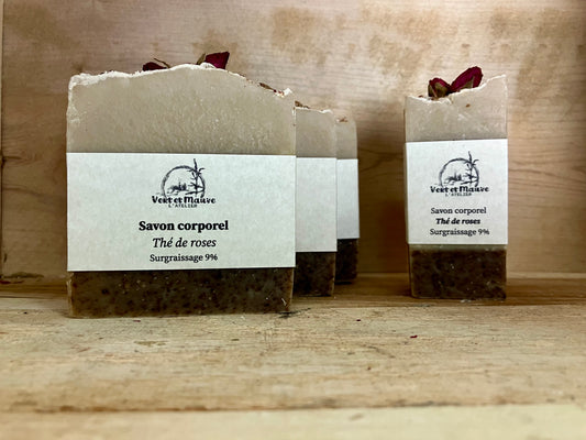 Savon corporel - Thé de roses