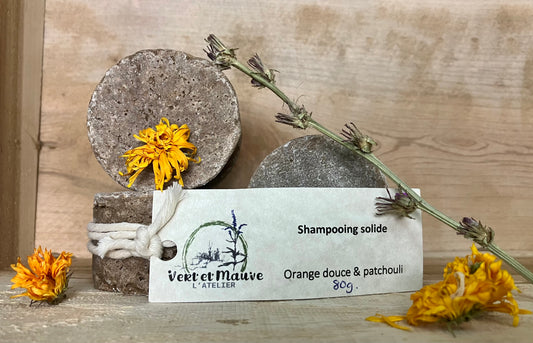 Shampooing solide - Patchouli et orange douce